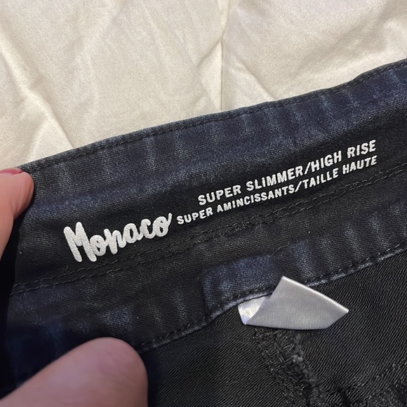 Black girls jeans zip with 3 buttons straight leg - Picture 5 of 5